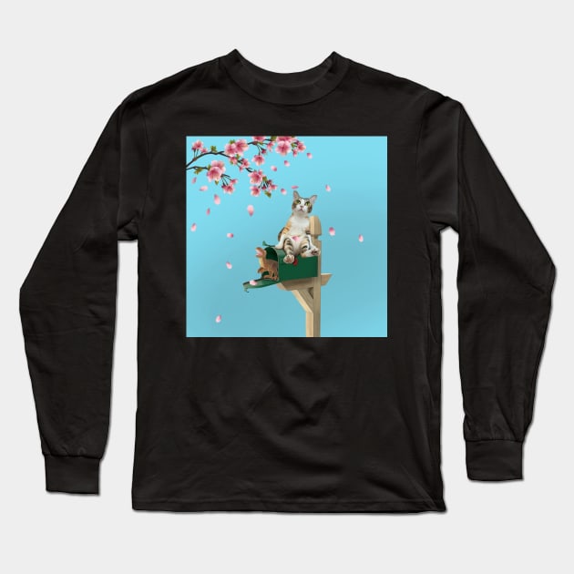 Petais In The Wind Long Sleeve T-Shirt by leBoosh-Designs